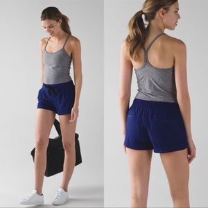 Lululemon Spring Break Away Short II Hero Blue Size 10